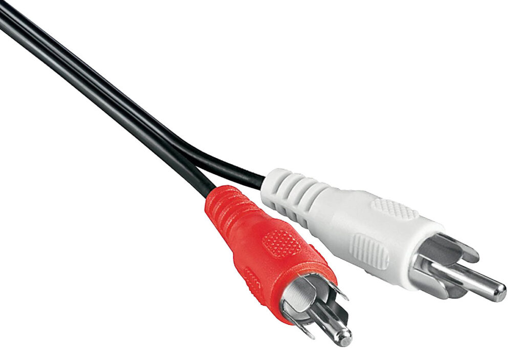 Cinch-Kabel, Stecker-Stecker, Audio 2-fach, 2,5m