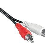 Cinch-Kabel, Stecker-Stecker, Audio 2-fach, 2,5m