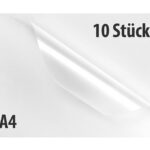 10 Laminiertaschen A4, Stärke: 80mic
