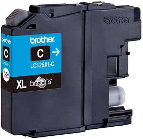 Original Tintenpatrone LC-125XLC, cyan