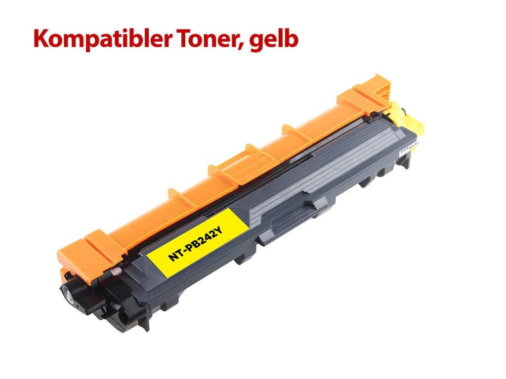 Kompatibler Toner für BrotherTN-242Y, gelb, für z.B.: HL-3142 CW Kompatibler Toner für BrotherTN-242Y, gelb, für z.B.: HL-3142 CW