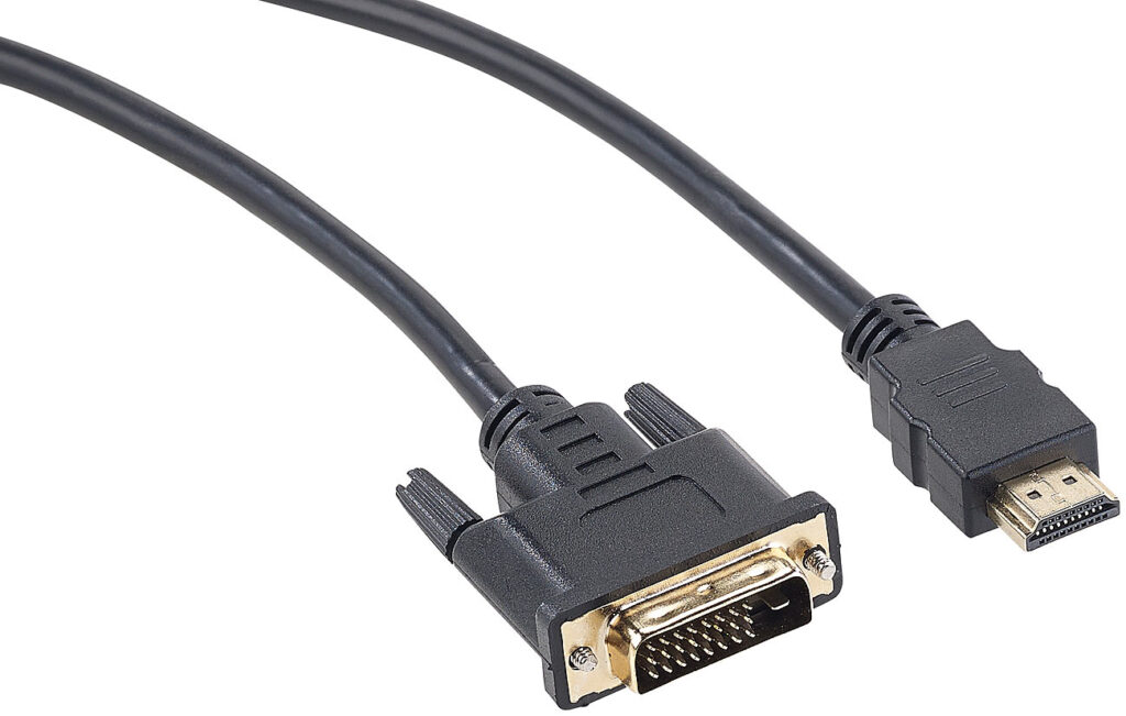 Adapterkabel HDMI auf DVI-D Dual-Link, schwarz, 1 m Adapterkabel HDMI auf DVI-D Dual-Link, schwarz, 1 m