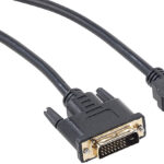 Adapterkabel HDMI auf DVI-D Dual-Link, schwarz, 1 m