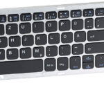 Faltbare Tastatur mit Bluetooth, Touchpad für Android, iOS und Windows