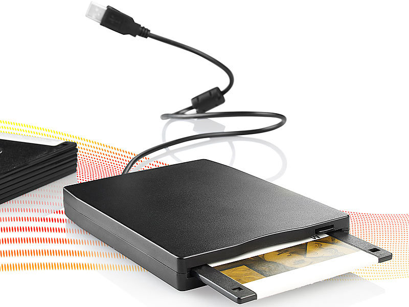 Externes USB-Disketten-Laufwerk, Slimline, Windows-11-fähig, PC & Mac Externes USB-Disketten-Laufwerk, Slimline, Windows-11-fähig, PC & Mac