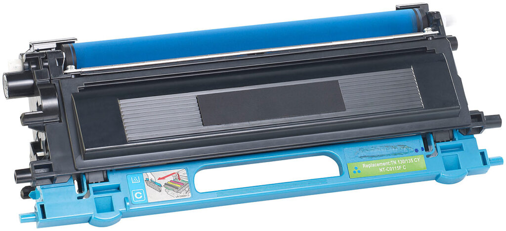 Brother TN-135C Toner- Rebuilt- cyan
