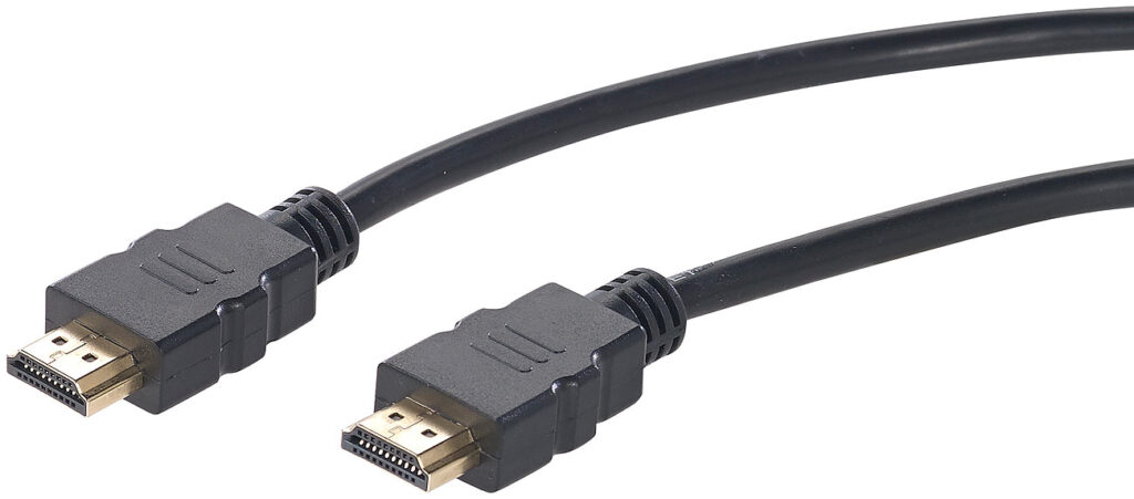 High-Speed-HDMI-Kabel für 4K, 3D & Full HD, HEC, schwarz, 1m High-Speed-HDMI-Kabel für 4K, 3D & Full HD, HEC, schwarz, 1m