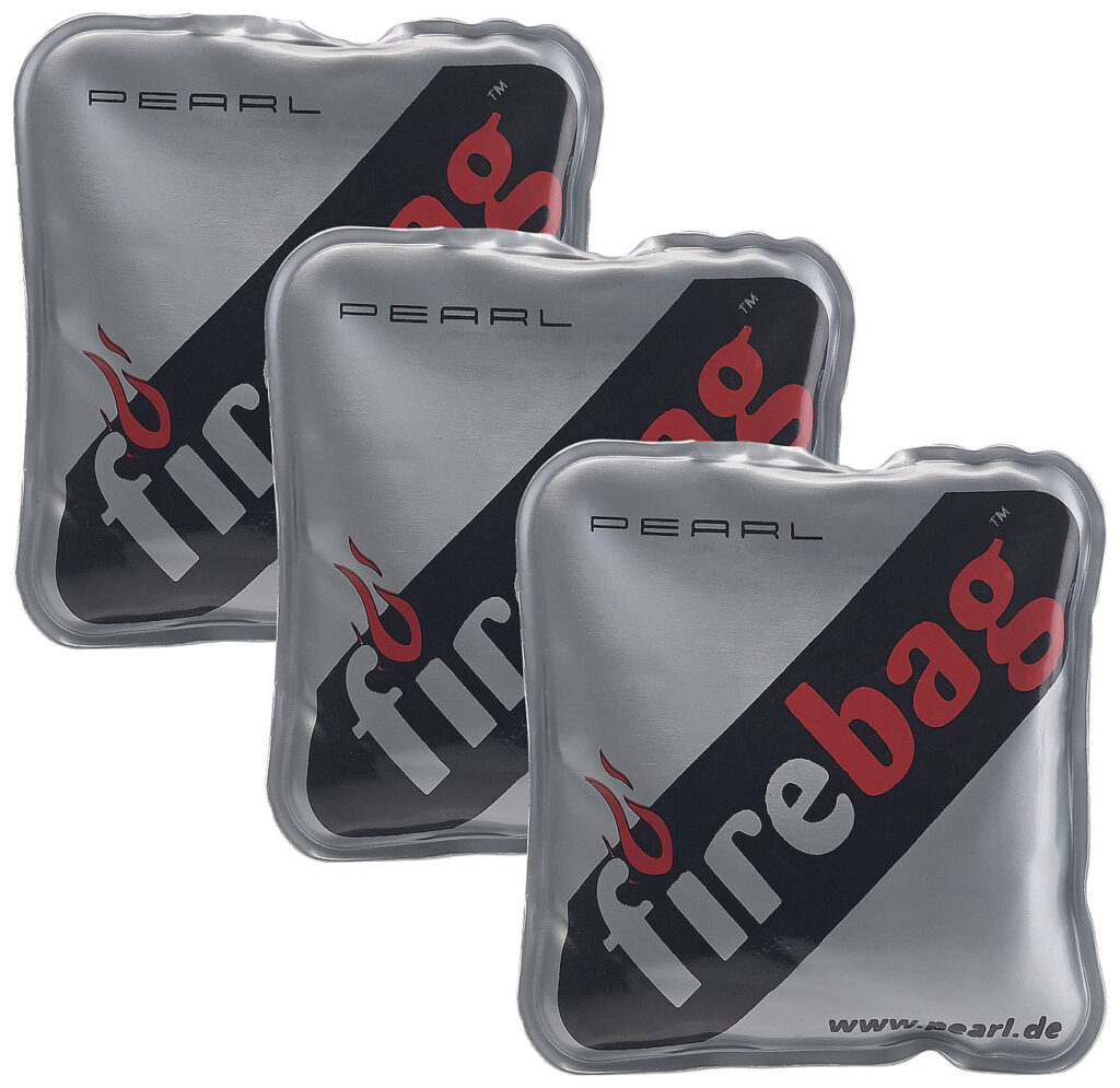 3er-Set Taschenwärmer „Firebag“ für warme Hände, wiederverwendbar 3er-Set Taschenwärmer „Firebag“ für warme Hände, wiederverwendbar