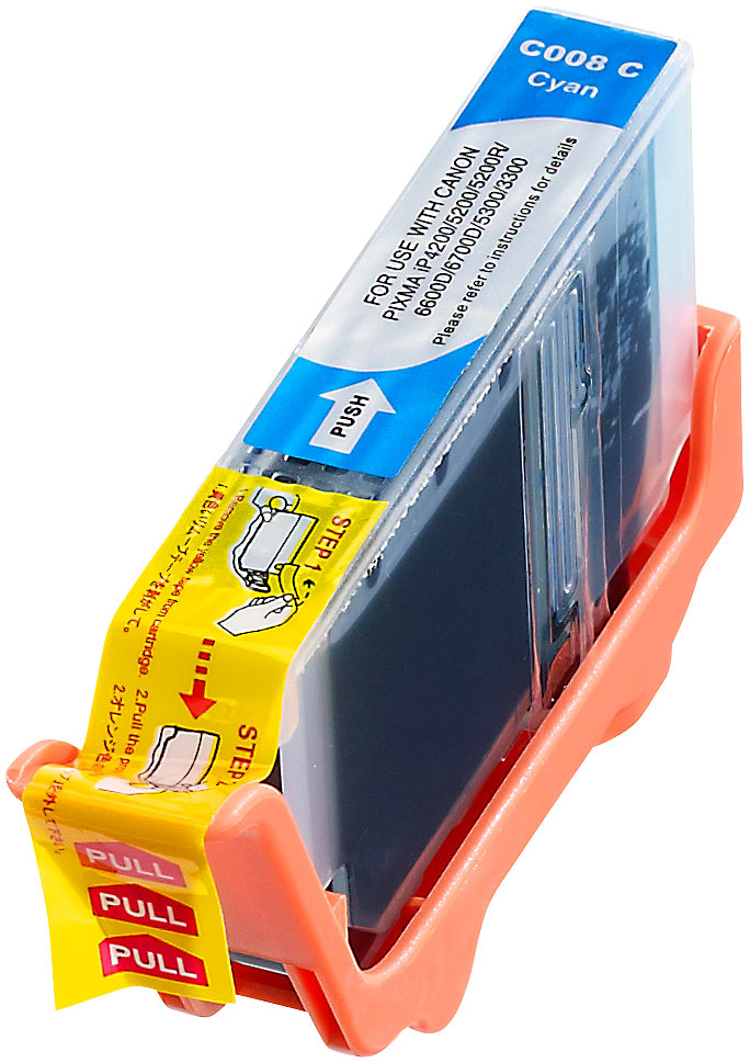 Patrone für CANON (ersetzt CLI-8C), mit CHIP cyan