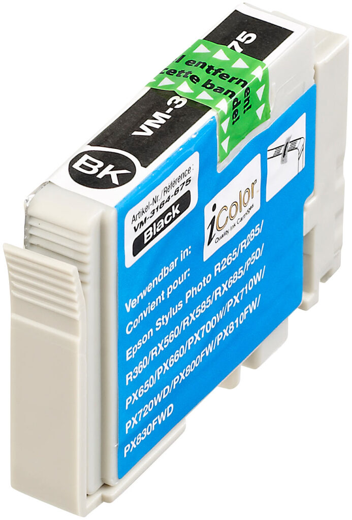 Patrone für Epson (ersetzt T0801), black