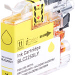 Tintenpatrone für Brother (ersetzt LC-225XL), yellow
