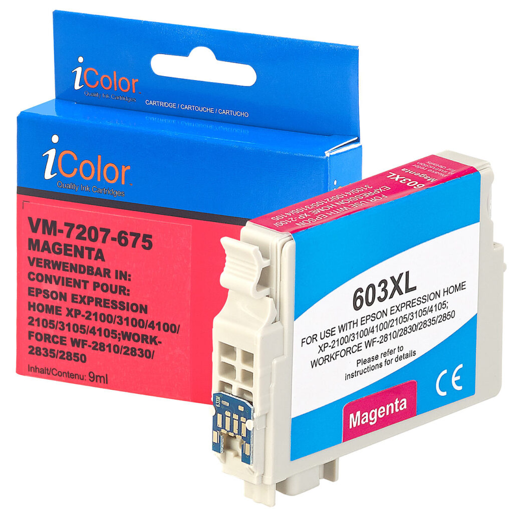 Tintenpatrone für Epson-Drucker (ersetzt C13T03A34010 / 603XL) magenta Tintenpatrone für Epson-Drucker (ersetzt C13T03A34010 / 603XL) magenta