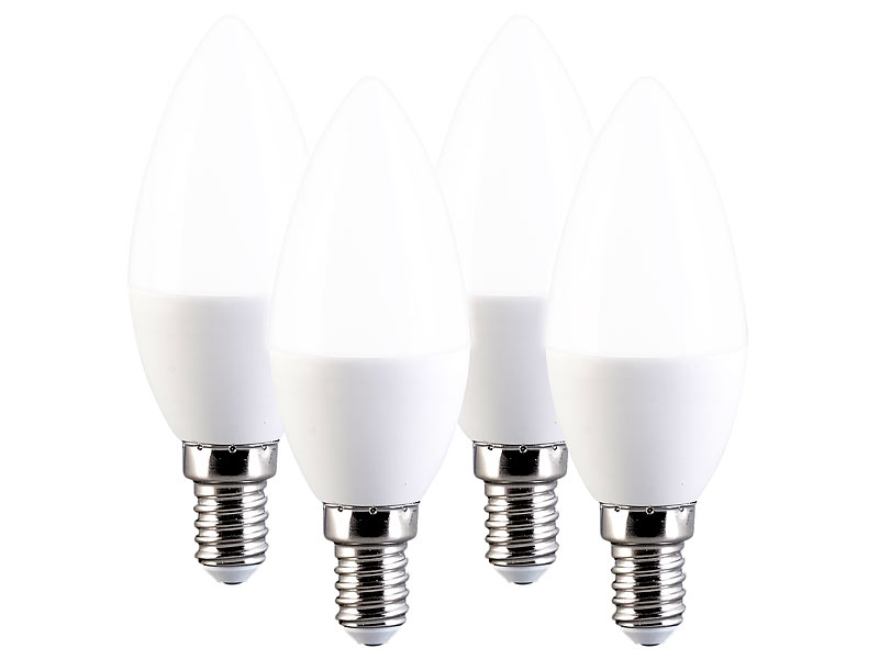 8er-Set LED-Kerzen E14, 3 Watt, C37, 240 Lumen, tageslichtweiss 6000 K 8er-Set LED-Kerzen E14, 3 Watt, C37, 240 Lumen, tageslichtweiss 6000 K