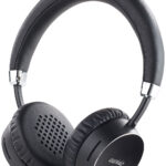 Premium-Bluetooth 4.0-On-Ear-Headset im Alu-Gehäuse, Echtleder