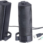 2in1-PC-Stereo-Lautsprecher und Soundbar, 10 Watt, USB-Stromversorgung