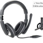 Gaming-Headset GHS-100 für PC, mit Klapp-Mikrofon, 2x 3,5-mm-Klinke