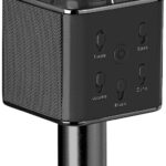 Karaoke-Mikrofon mit Bluetooth, MP3-Player, Lautsprecher und Akku