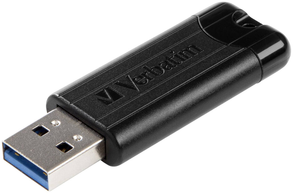 PinStripe USB-3.0-Stick mit 256 GB, schwarz