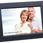 WLAN-Bilderrahmen mit 25,7-cm-IPS-Touchscreen & weltweitem Bild-Upload