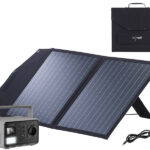Powerstation & Solargenerator mit faltbarem 50-W-Solarpanel, 60 Ah