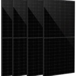 4er-Set monokristalline Solarmodule, Full-Screen, Halbzellen, 410 W