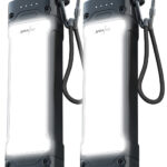 2er-Set Outdoor-USB-Powerbanks, 20.000 mAh, LED-Licht, USB-C PD 20 W