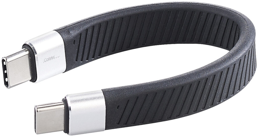 Ultraflexibles Lade-/Datenkabel USB Typ C auf Typ C, 100 W PD, 13 cm Ultraflexibles Lade-/Datenkabel USB Typ C auf Typ C, 100 W PD, 13 cm