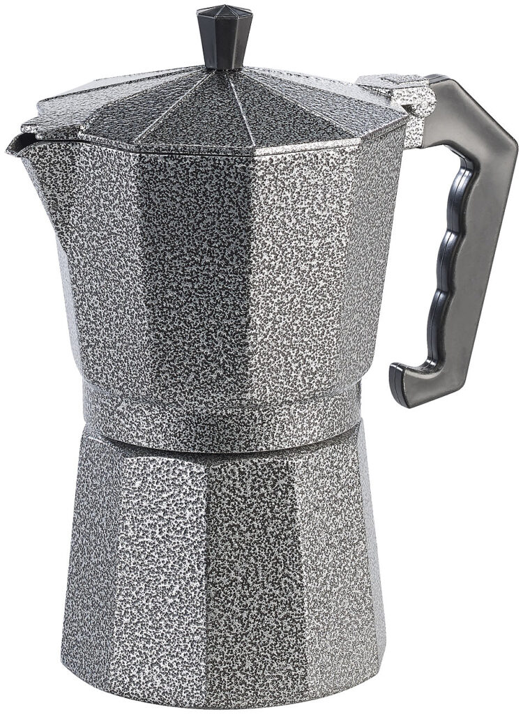 Espresso-Kocher in Hammerschlag-Optik, für 9 Tassen, 400ml Espresso-Kocher in Hammerschlag-Optik, für 9 Tassen, 400ml