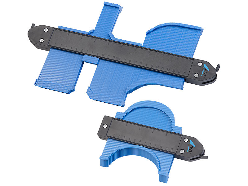2er-Set Konturenlehre mit Feststell-Funktion, 2 Grössen: 12,5 und 25 cm 2er-Set Konturenlehre mit Feststell-Funktion, 2 Grössen: 12,5 und 25 cm