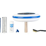 Solarbetriebener Pool-Ionisator, Kupferanode, bis 160.000 Liter, IP45