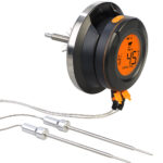 Smartes Digital-Grill-Thermometer, Umrüstset, 2 Sensoren, BT, App