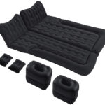 Aufblasbares XXL-Autobett 180 x 135 cm, mit 12-Volt-Luftpumpe und Tasche