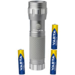 LED UV Taschenlampe, 395-400 nm, 14x UV-LEDs (UV A), inkl. 3x Batterien
