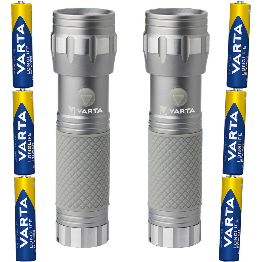 2er-Set LED UV Taschenlampe, 395-400 nm, 14x UV-LEDs (UV A), inkl. je 3x Batterien 2er-Set LED UV Taschenlampe, 395-400 nm, 14x UV-LEDs (UV A), inkl. je 3x Batterien