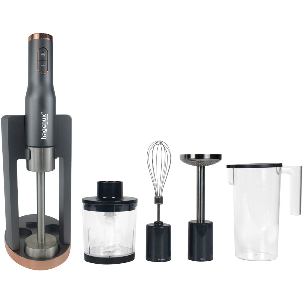 Stabmixer Set inkl. Schneebesen und Kartoffelstampfer, 800 Watt