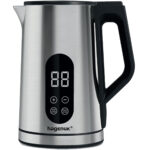 Edelstahl-Wasserkocher mit digitalem Touch-Display, 1,7L, 2200W