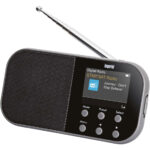 DAB+ & UKW Kofferradio mit TFT-Farbdisplay, schwarz