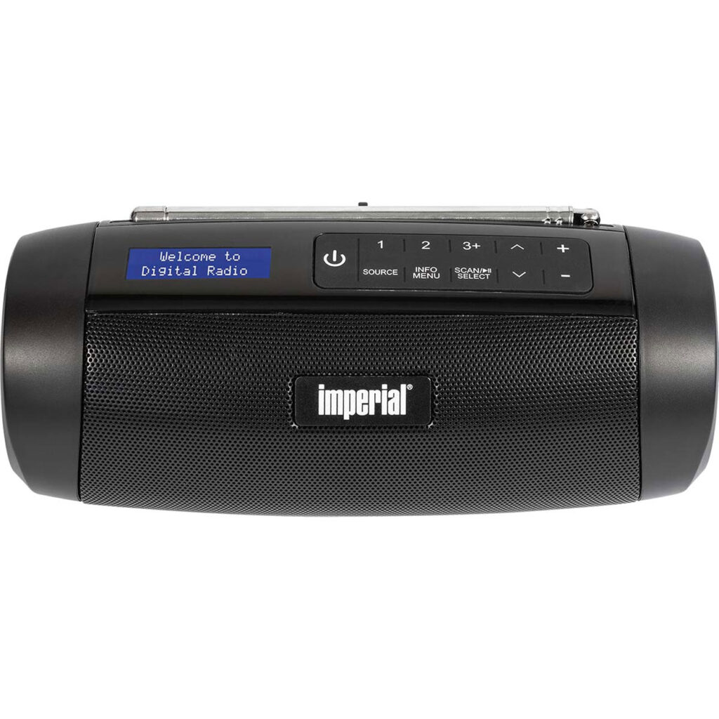 Kompaktes DAB+ & UKW Outdoor-Radio, schwarz