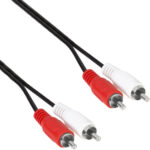 Cinch Audiokabel, 2.5m, schwarz