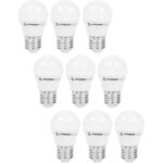 9er-Set LED-Glühbirne, A60, E227, 760 lm, 9 W, 2500 K, warmweiss