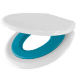 2-in-1 WC-Deckel mit Kindereinsatz & Absenkautomatik Soft Close, weiss