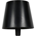 Flaschenlampe, schwarz, Ø 18 x H 11,5 cm