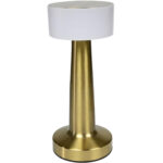 LED-Tischlampe Gold-Optik, Touch-Steuerung
