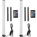 2er-Set LED-Ecklampe, Stimmungsleuchte, versch.Farbmodi, dimmbar, 5 W, 5 V
