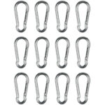 Mini-Karabiner-Set, 12-tlg., 5 x 50 mm