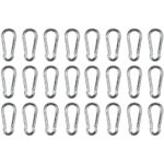 Mini-Karabiner-Set, 24-tlg., 5 x 50 mm
