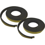Dichtungsband selbstklebend, 4er-Set mit je 2.75 m, schwarz