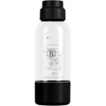 Wassersprudler-Flasche, 0,5L, schwarz