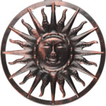 Solar Wandlicht Sonne, Ø 40 cm
