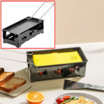 Raclette-Teelicht-Set für 1 Person, inkl. Teelichtern und Schaber